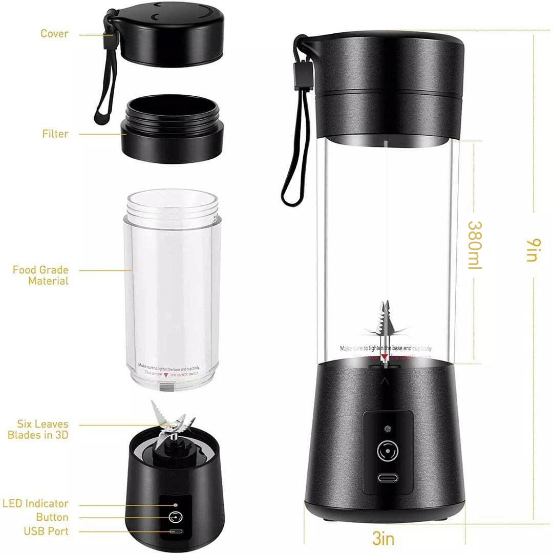 خلاط محمول قابل لإعادة الشحن ب - مراجعة Kitchen Appliances In وسعره