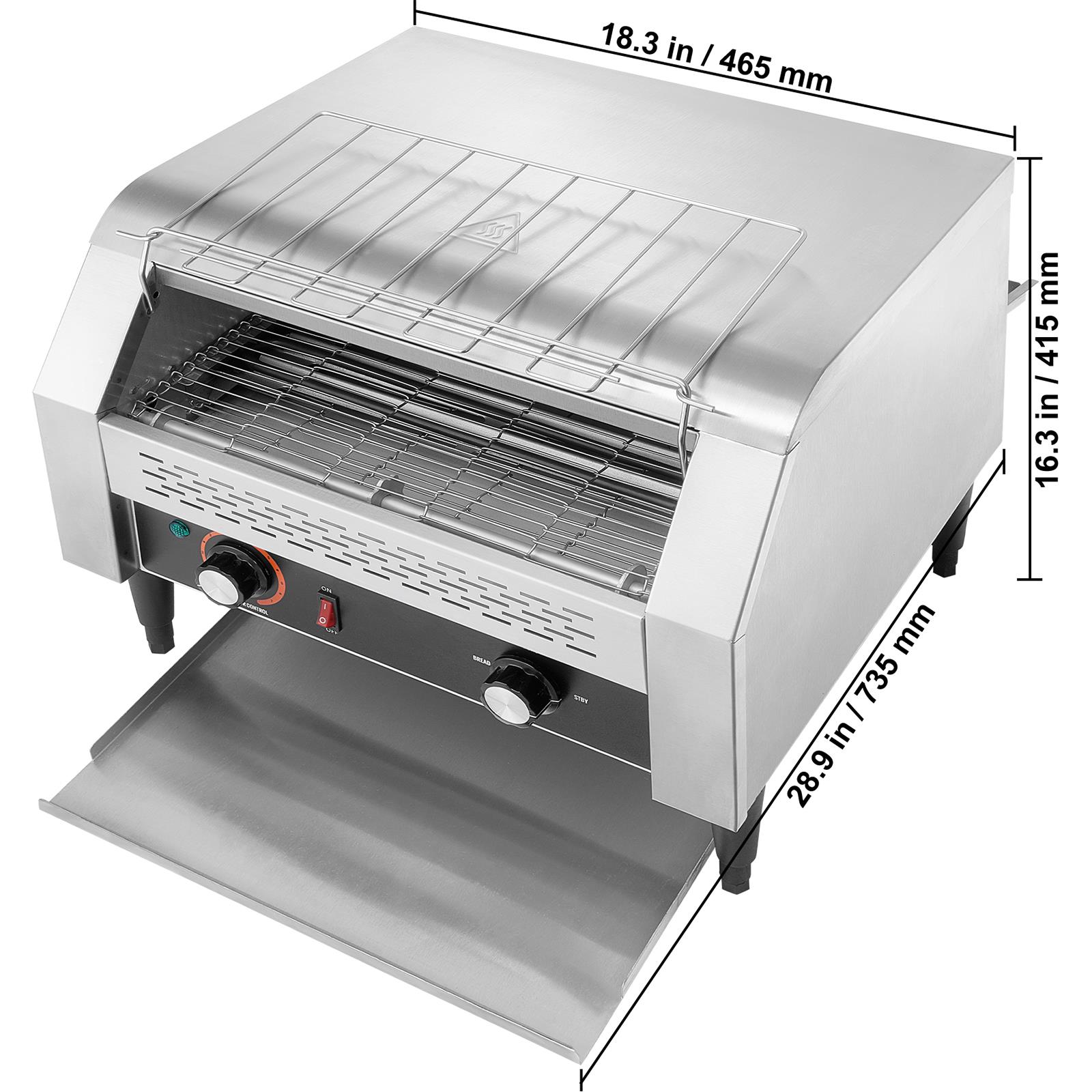 محمصة خبز تجارية بسعة 450 شريح - مراجعة Toaster وسعره