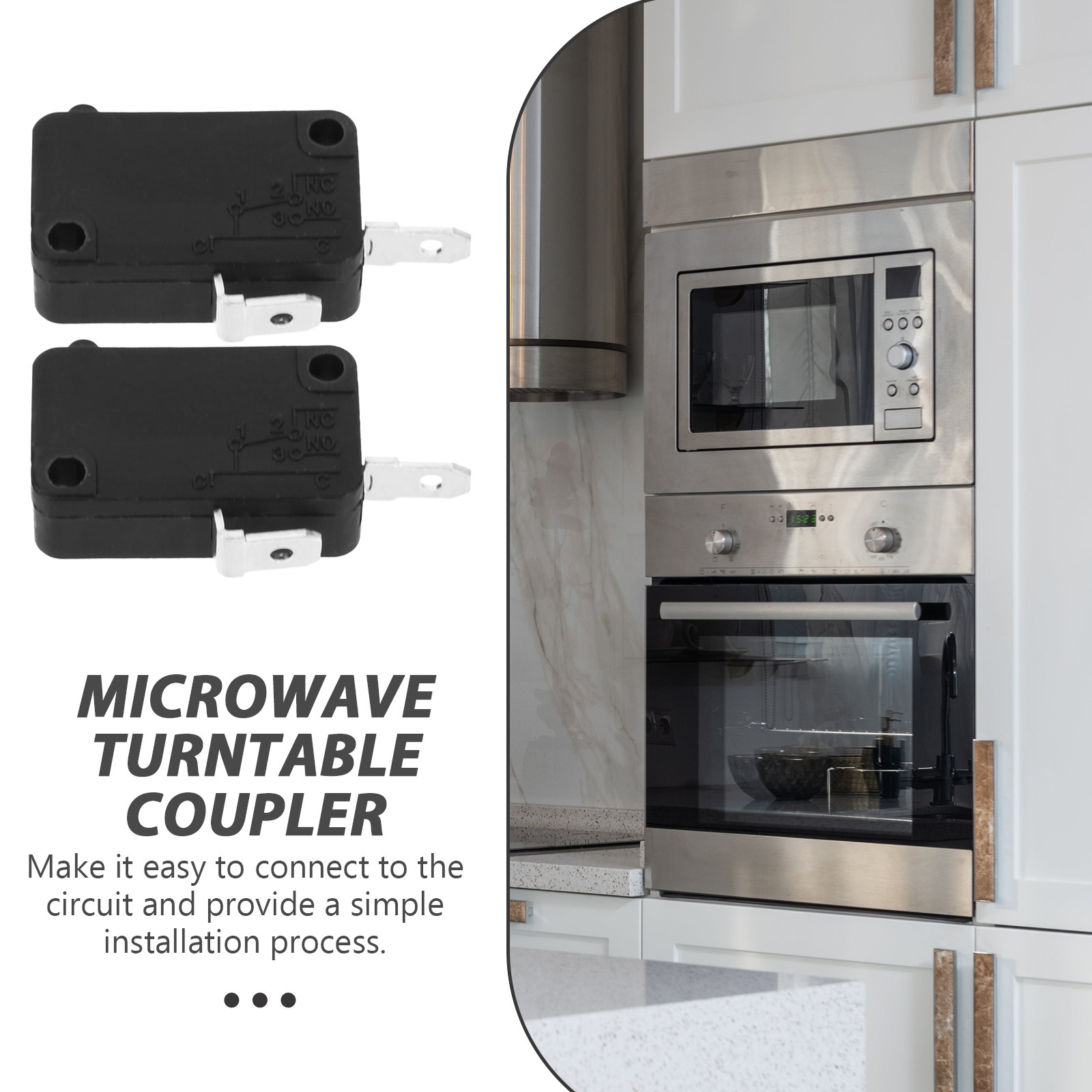 قطعتان من مفتاح الميكرو عادي ا - مراجعة Microwave Oven وسعره