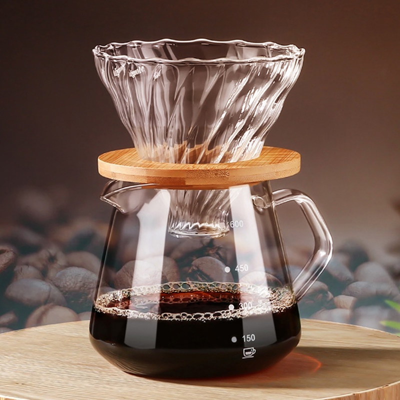 كوب فلتر القهوة مع حامل خشبي س - مراجعة Coffee Maker وسعره